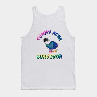 tummy ache survivor tie dye Tank Top